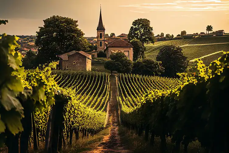 Point de départ de nombreuses balades et de circuits des vins